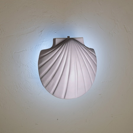 Luxury Lighting Marilin Tide 11.5in. High Ceramic Outdoor Wall Light, Matte White 183W MWP-7